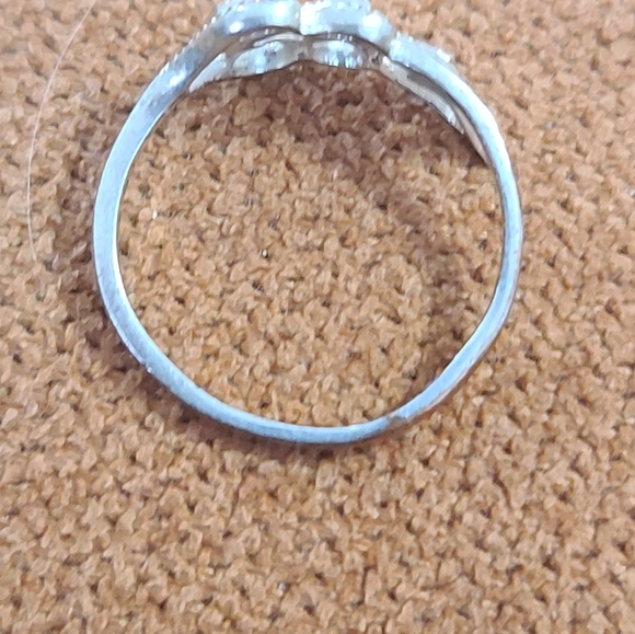 Delicate Sterling Silver Leaf Band Ring 925 - Picture 7 of 12